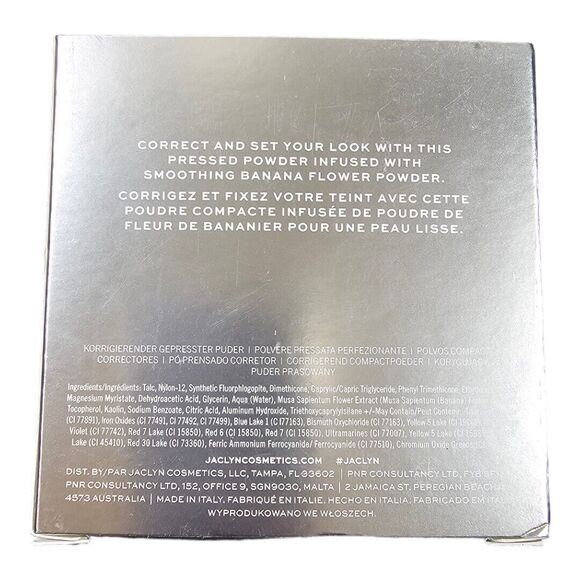 Jaclyn Cosmetics Face It All Brightening Pressed Powder Correcting Tan Color NIB - Picture 4 of 5